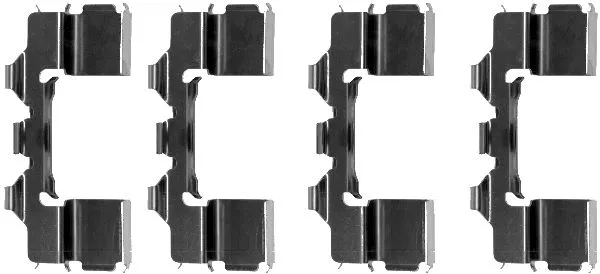 Accessory Kit, disc brake pad (MBA1104)