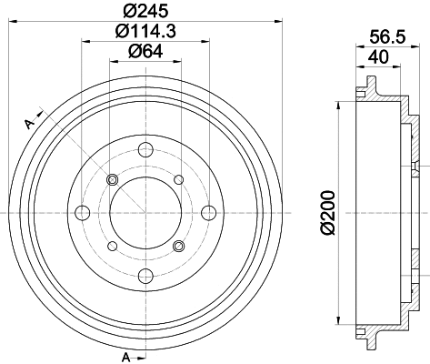 Brake Drum (MBD290)