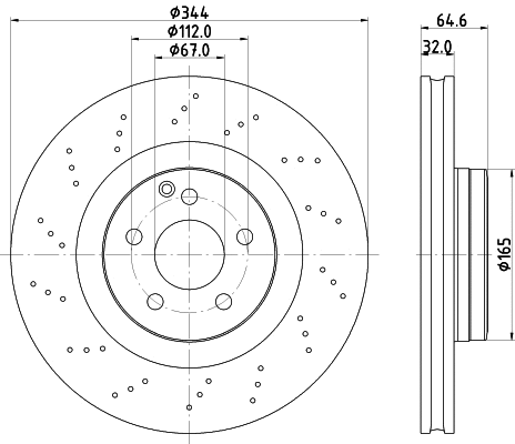 Brake Disc (MDC2704)