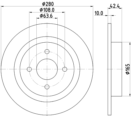 Brake Disc (MDC1801)
