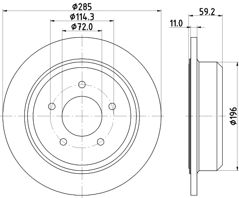 Brake Disc (MDC1331)