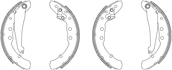 Brake Shoe Set (MSK285)