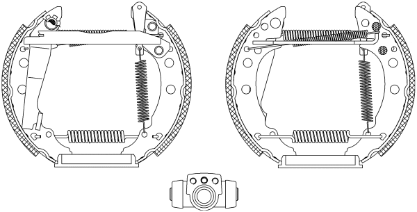 Brake Shoe Set (MSP046)