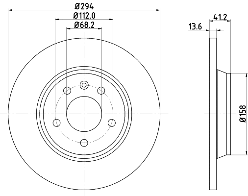 Brake Disc (MDC1436)