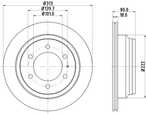 Brake Disc (MDC986)