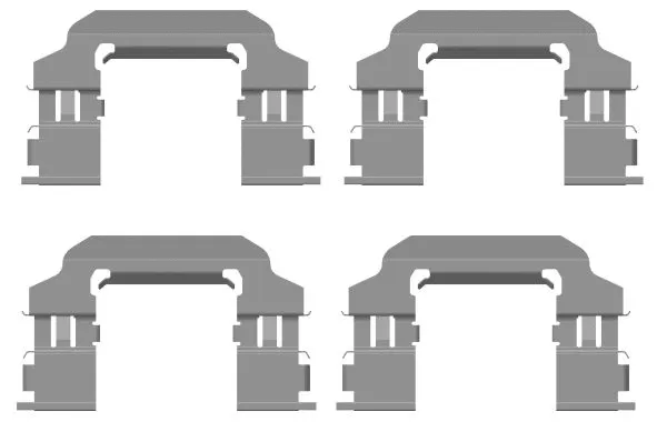 Accessory Kit, disc brake pad (MBA0138)