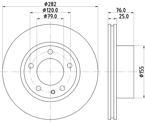Brake Disc (MDC472)