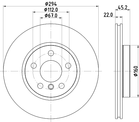 Brake Disc (MDC2681)