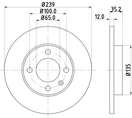 Brake Kit, disc brake (MDK0075)