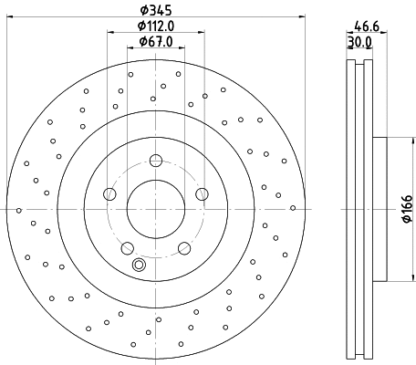 Brake Disc (MDC1790)