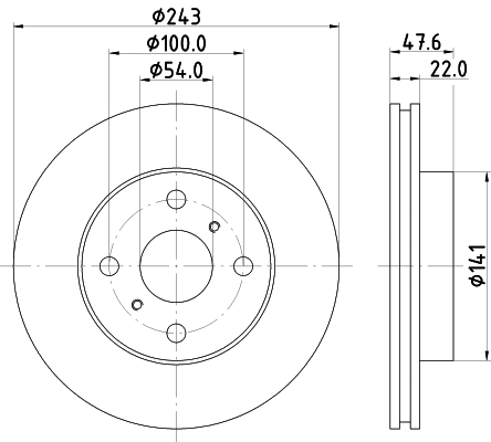 Brake Disc (MDC719)