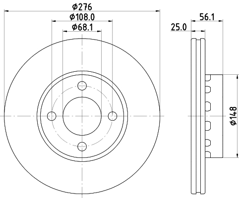 Brake Disc (MDC775)
