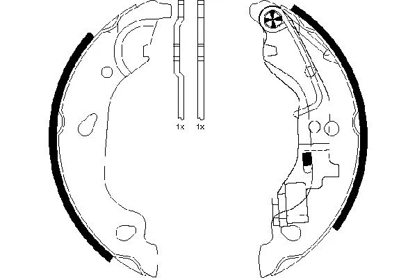 Brake Shoe Set (MFR487)