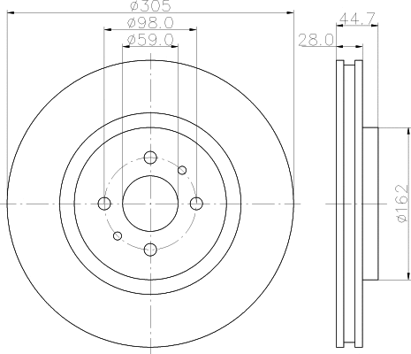 Brake Disc (MDC1357)