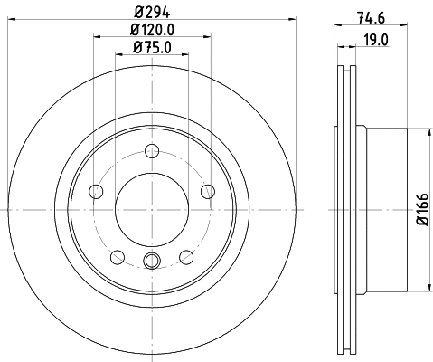 Brake Disc (MDC1815)