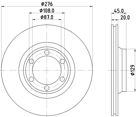 Brake Disc (MDC675)