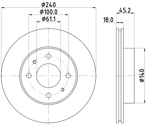 Brake Disc (MDC685)