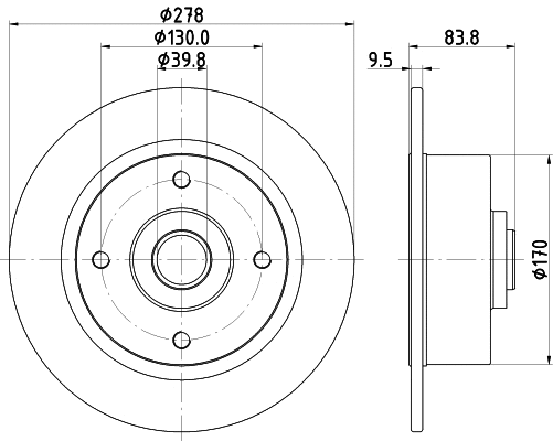 Brake Disc (MDC1196)