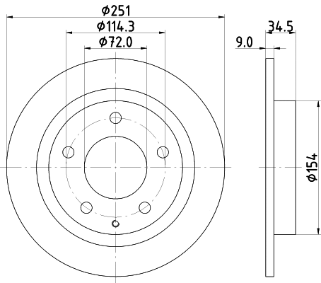 Brake Disc (MDC1309)