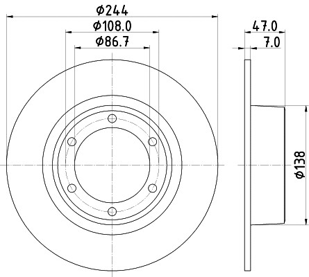 Brake Disc (MDC66)