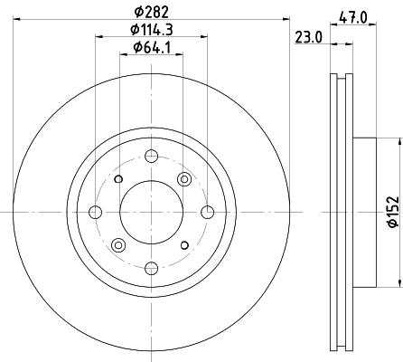 Brake Disc (MDC1254)