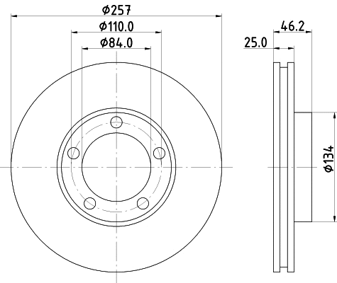Brake Disc (MDC1072)
