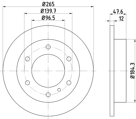 Brake Disc (MDC771)