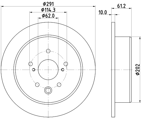 Brake Disc (MDC1956)