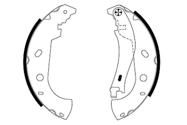 Brake Shoe Set (MFR446)