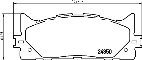 Brake Pad Set, disc brake (MDB2788)