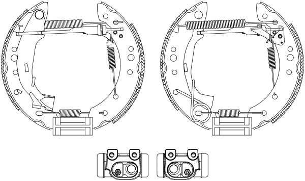 Brake Shoe Set (MSP219)