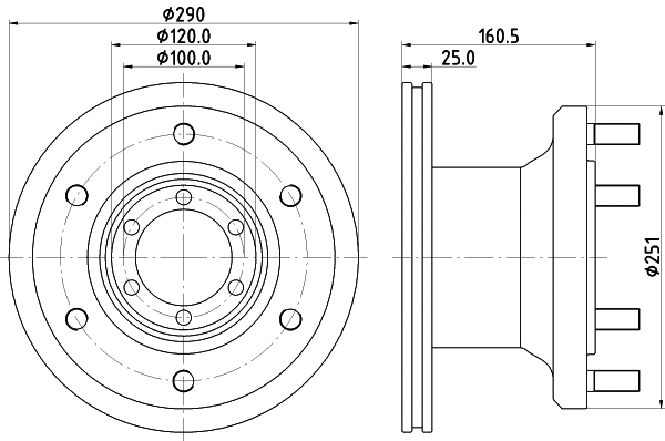Brake Disc (MDC1322)