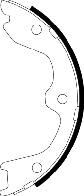 Brake Shoe Set, parking brake (MFR631)