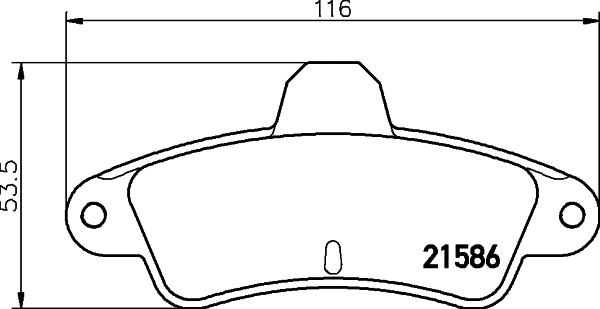 Brake Pad Set, disc brake (MDB1885)