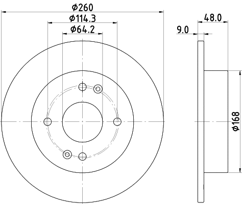Brake Disc (MDC2958C)