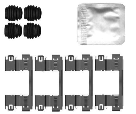 Accessory Kit, disc brake pad (MBA0147)