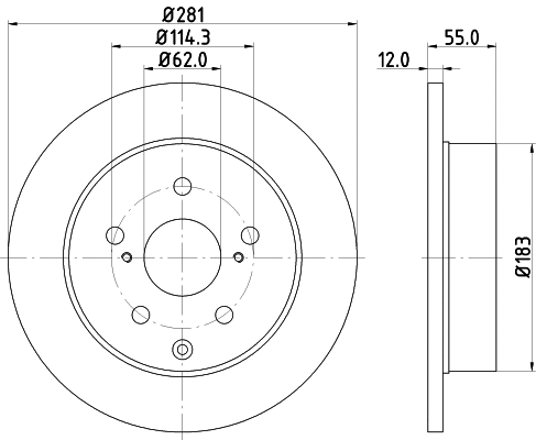 Brake Disc (MDC1826)