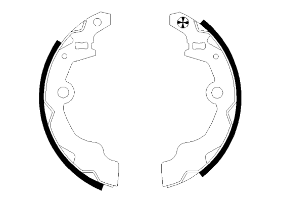 Brake Shoe Set (MFR633)