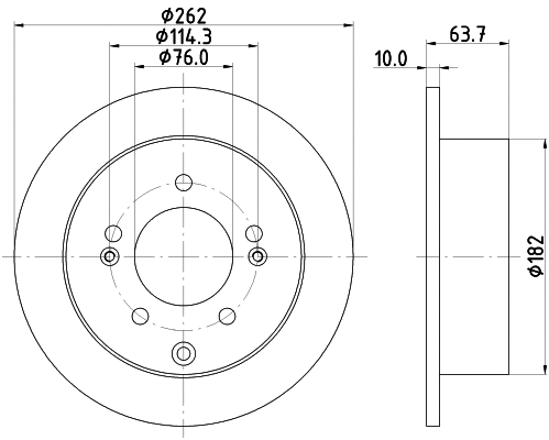 Brake Disc (MDC2753)