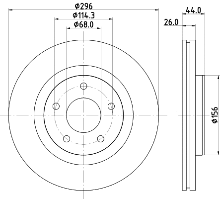 Brake Disc (MDC2765)