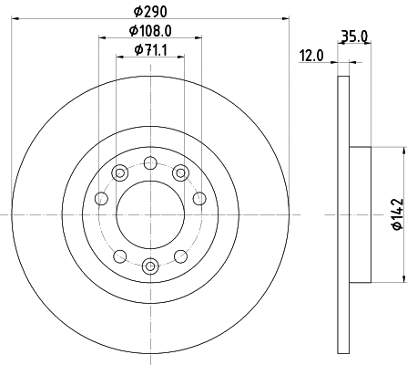Brake Disc (MDC2601)