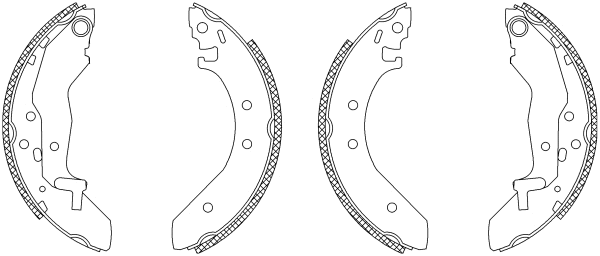 Brake Shoe Set (MSK150)