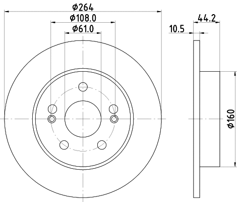 Brake Disc (MDC875)