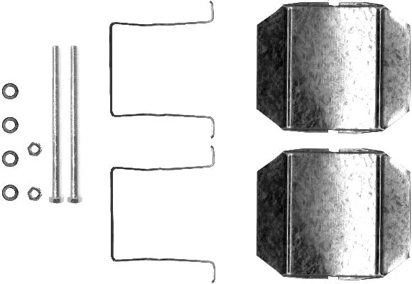 Accessory Kit, disc brake pad (MBA1237)