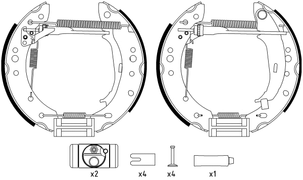Brake Shoe Set (MSP335)