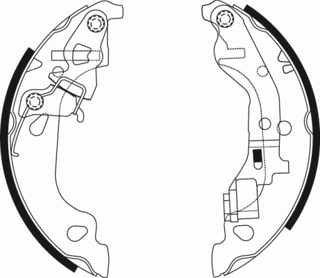 Brake Shoe Set (MFR534)