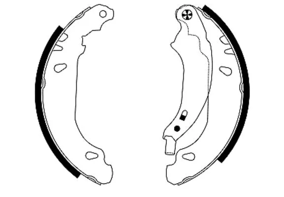 Brake Shoe Set (MFR448)