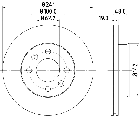 Brake Disc (MDC1748)