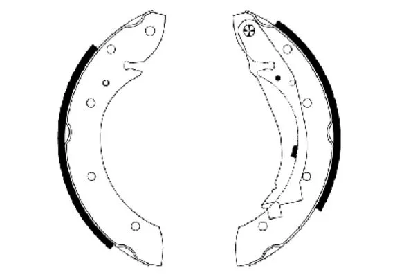 Brake Shoe Set (MFR434)