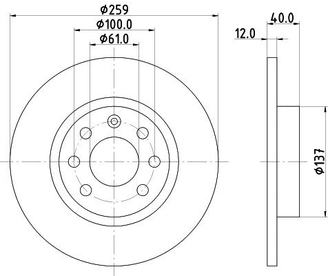 Brake Disc (MDC732)